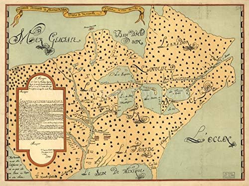 Карта 1896 г.| Факс| Нова Франция|Северна Америка| Нова декувертная нация плюсье