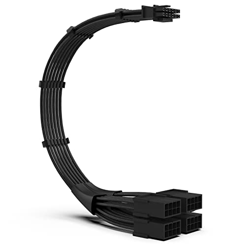 Удължител за кабел ABNO1 RTX4090 с 16-контактни (12 + 4) и 4x8-контактни конектори PCI-e 5.0 дължина от 30 см с пити, 12-пинов,