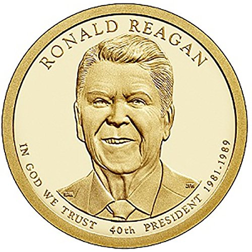 Монета P, D 2 - Продавач президентските долара Роналд Рейгън В Необращенном Формата на