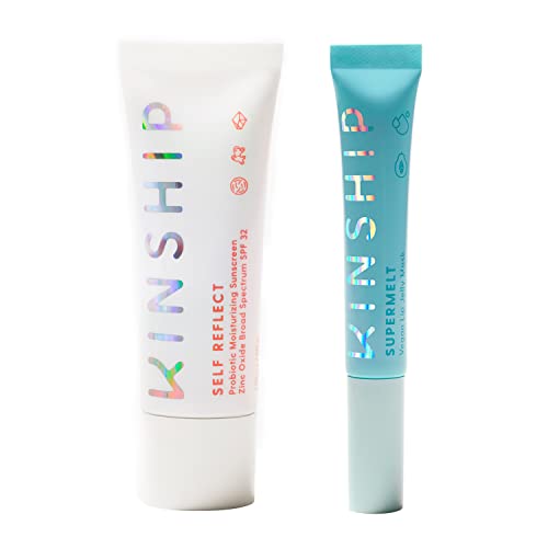 Комплект за грижа за кожата Kinship SPF Duo - Включва Хидратиращ минерален слънцезащитен крем с пробиотиком Самостоятелно