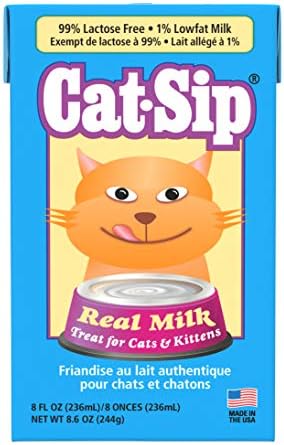 Нежен Cat Sip Real Мляко За котки И Котенца, 8 Грама