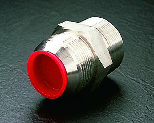 Все още мъниче Z192-11AK1 с пластмасова конична капак и капачката. T-192-1, PE-LD, Диаметър на капсула 0,805 Id мъничета 0,973, Червено (опаковка по 50 броя)
