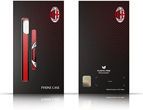 Дизайн на своята практика за главата Официално Лицензиран AC Milan Away 2017/18 Герб Kit Мек Гелевый калъф е Съвместим с Motorola Moto