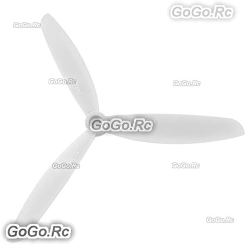 GoGoRc Tarot 5-инчов 3-Лопастное острието на Витлото CW/CCW Бял цвят за Квадрокоптера 200 250 Drone