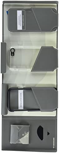 Калъф за iPhone Plus 8 и 7 Plus, прозрачен защитен комплект SaharaCase В комплект с [Предпазно фолио, изработени от закалено стъкло с нулев увреждане], Здрав, монтиране, устойчив н