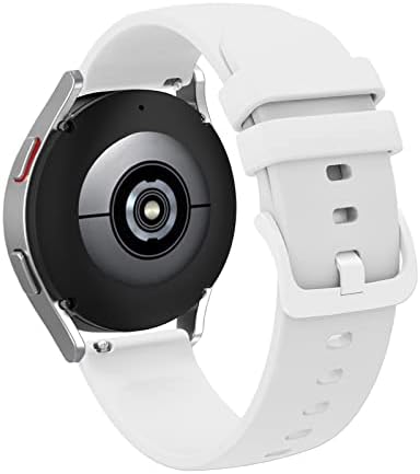Fuvautu е Съвместим с SAMSUNG Galaxy Watch, Мек Дишащ Цветен Силиконов Спортен Взаимозаменяеми каишка, съвместима с SAMSUNG 20/22