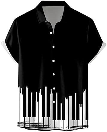 Xiloccer най-Добрите Ризи за Мъже, Мъжки Летни Модни и Ежедневни Плажната Морска Тениска с Цифрово 3D Принтом и Къс Ръкав, Тениска