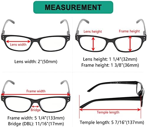 Eyekepper ще Спести 10% на 5 опаковки класически очила за четене за мъже и 3 опаковки ридеров в полукръгла рамка + 3,50