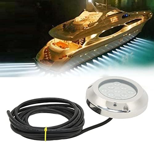 Подводна лампа Acouto Yacht 316 от неръждаема стомана и постоянен ток 12 В 24 В, закалено Стъкло IP68, Водонепроницаемое Кораби Купольное