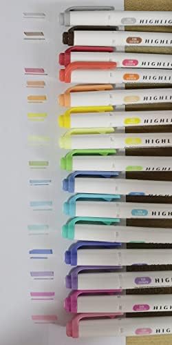 Маркери Omiowl Меки цветове, Двустранни маркери, Широки и тънки уши, за оцветяване, подчертаване, мелирования, Различни цветове, 15 опаковки (КОМПЛЕКТ от 15 ЦВЯТА)