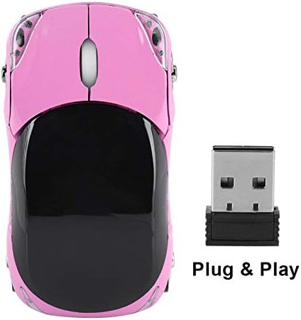 ALREMO HUANGXING - Мишка, Безжична мишка 1600Dpi 2.4 G, за играта на таблета (розова)