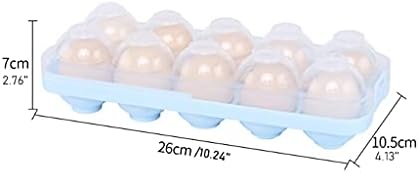 Пластмасова кутия за съхранение на яйца SLNFXC, за свеж в хладилника, за кухненски инструменти, преносима кутия за съхранение на яйца за