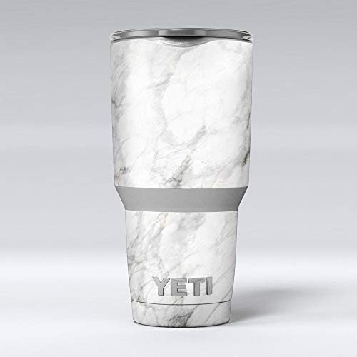 Дизайн Skinz Slate Мраморна повърхност V5 - Набор от винил оберток със стикер на кожата, Съвместим с бокалами Yeti Rambler Cooler