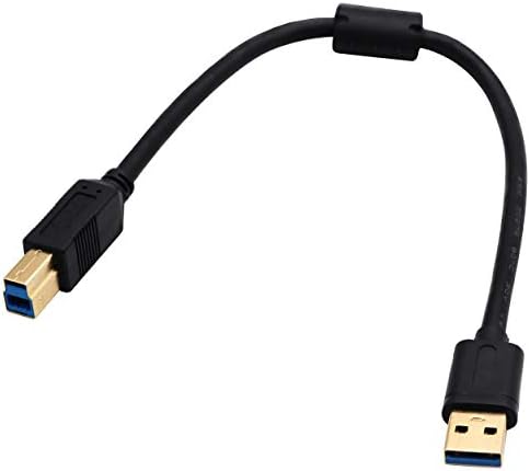 Удължителен кабел за принтер zdyCGTime 3.0, Позлатен конектор USB 3.0 A към конектора USB скенер 3.0 Тип B, с висока скорост, Съвместима