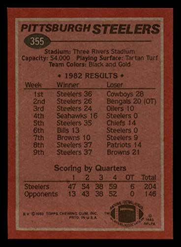 Футбол NFL 1983 Topps #355 Франко Харис TL Стийлърс