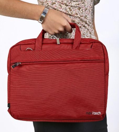Калъф /чанта Navitech Red за 11,6-инчов лаптоп / ндсв / ультрабука, съвместим с докосване на лаптоп MEDION AKOYA E1317T (MD98449)
