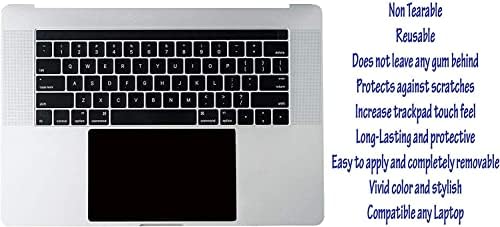 (2 броя) Защитна подплата за тракпад Ecomaholics Premium за лаптоп Dell Latitude 12 5280 12,5 инча, Черна Матова Панел на тъчпада, със защита От надраскване и Пръстови отпечатъци, Аксесоа