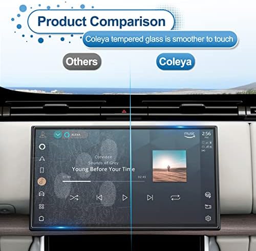 Защитно фолио за екрана Coleya 2023 Range Rover за L и Range Rover с сензорен екран 13,1 инча Протектор от Закалено Стъкло 2023