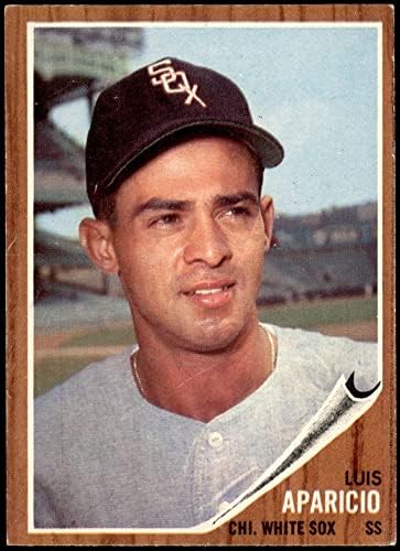 1962 Топпс 325 Луис Апарисио Чикаго Уайт Сокс (бейзболна картичка), БИВШ играч на Уайт Сокс