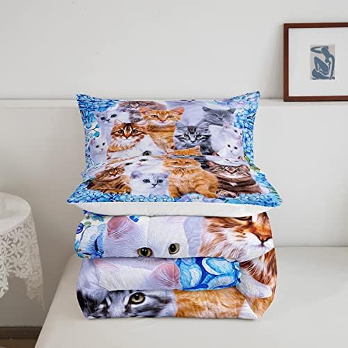 Детски Сладък комплект одеяла с кралицата на Котки, Мультяшные Кавайные Животни, Комплект Спално бельо за Бебета в Комплект с Одеяла,