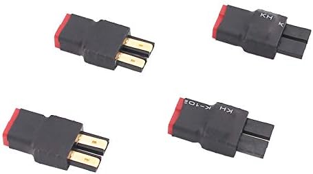 4 бр., Съвместим с адаптер TRX за мъже и жени Deans Adapter Connector за LiPo Slash (BDHI-17)