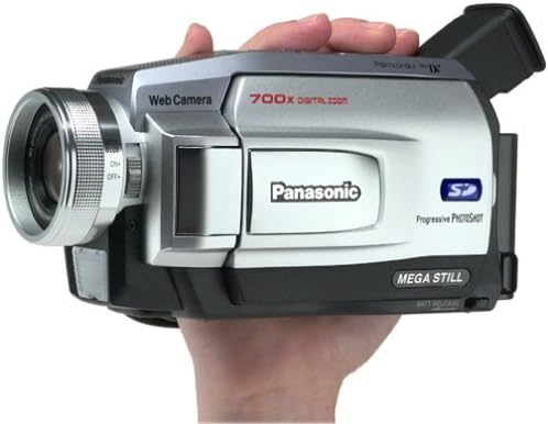 Мультикамерная цифрова камера Panasonic PVDV202 MiniDV с 2,5-инчов LCD дисплей и IR дистанционно управление и карта с памет