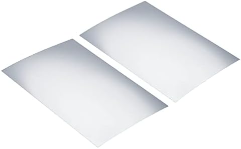 Рефлектор от картон PATIKIL 12 x 8 за Фотография, 2 Опаковки Рассеивателя за светещи табла с формат А4, на Фона на Студийната фотография, Сребрист Тон