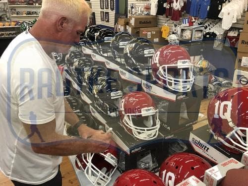 Брет Favre Подписа Голям шлем Hancock High School Schutt - Каски NFL с автограф
