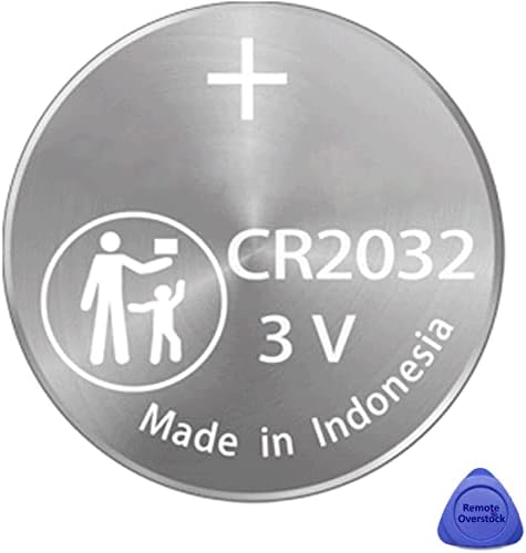 (2 опаковки) Батерия и дистанционно ключодържател CR2032 2032 OEM за -2021 + Съвместима с Cadillac ATS, CT6, CTS, Escalade,