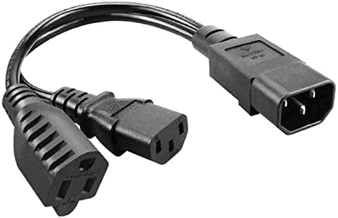 Захранващ кабел Сплитер C14-C13 NEMA 5-15R Y IEC 320 захранващ Кабел Сплитер C13 C14