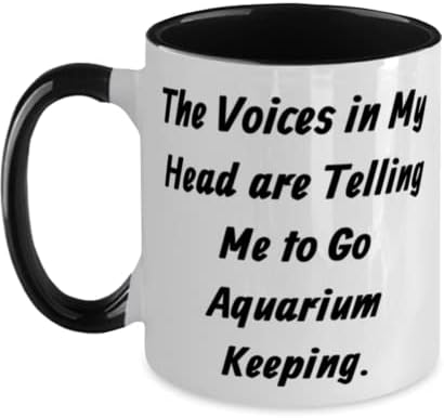 Вдъхновява съдържанието на аквариума, Глас в главата ми ми казват да отида в аквариум, Неподходящая празнична два цвята чаша с 11 грама от