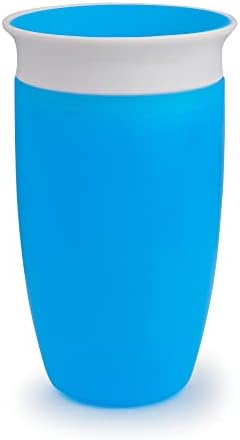 Чаша за пиене Munchkin Miracle 360, не съдържат Бисфенол А, 296 мл /10 грама, 3 порции, Синя / Зелена / Лилаво