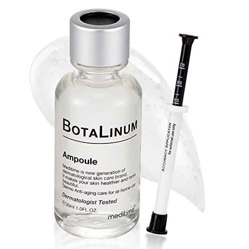 Ампула MEDITIME Botalinum | Пептидная Концентриран серум с хиалуронова киселина за лице | серум Хиалуронова Намалява бръчките, Серум