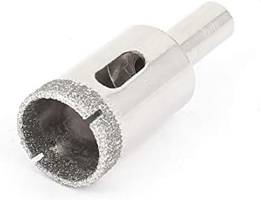 X-DREE 17 мм околовръстен трион с диамант покритие тренировки за стъклени плочки Мрамор (Broca de 17 мм recubierta de diamante taladro