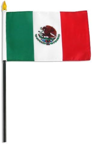 Bandera de México, 4 от 6 pulgadas