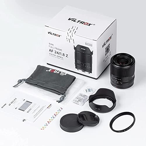 VILTROX 24 мм f/1,8 F1.8 Полнокадровый Широкоъгълен обектив с Автофокус Prime за Беззеркальных фотоапарати Nikon Z-Mount Z5 Z50 Z6 Z6