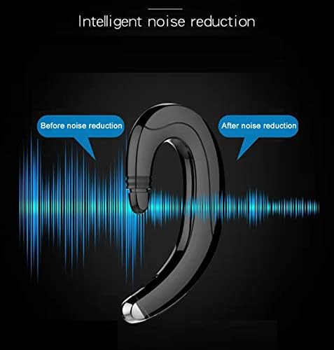 odqo 2 БР TWS Ухото Куки Безжични Bluetooth слушалки, Bluetooth-Слушалки без затычек за ушите с микрофон, Слушалки със стерео звук, Безжични Bluetooth слушалки за смартфони, 10 часа въ?