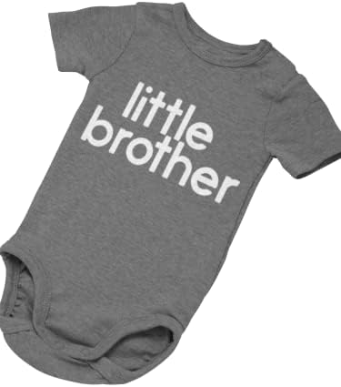 Тениска за голяма Сестра и по-малък Брат, Боди за Новородени Деца