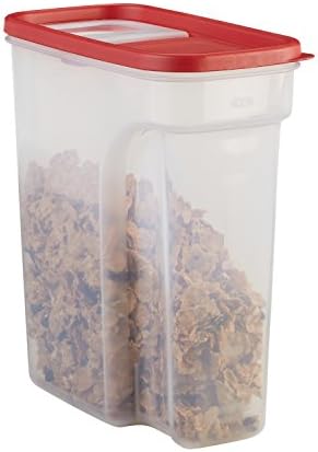 Модулни Капачки за хранителни продукти Rubbermaid, Компактни Пластмасови Контейнери За Съхранение, на 18 Чаши, Прозрачни