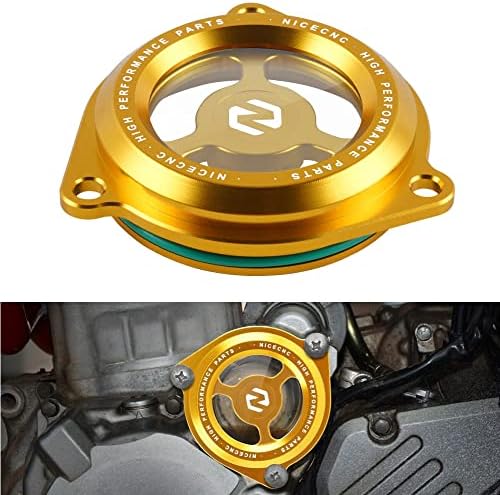 NICECNC Обновена Златна капачка на стартера на двигателя, която е Съвместима с Suzuki DRZ400 DRZ400S DRZ400SM 2000-2022