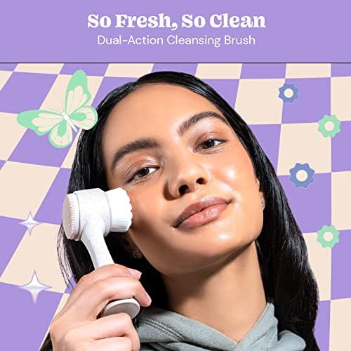 Козметика за блясък So Fresh, So Clean, Двойна Почистваща четка за лице - Почистване Отшелушивающая четка за лице, Ръчна Почистваща