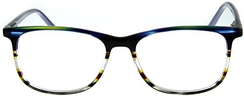 Aloha Eyewear Хоризонт 1011 Унисекс очила за четене с подкрепата на RX, с небифокальной лупа 54-16-145 (син /златист + 2,00)