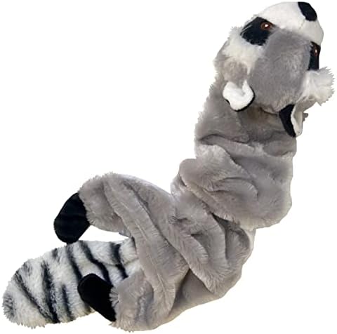 Плюшен играчка за кучета от Animal Planet, без плънка. Грей миеща мечка с дължина 17 см х 3 инча от главата и опашката пищалкой 3 инча,