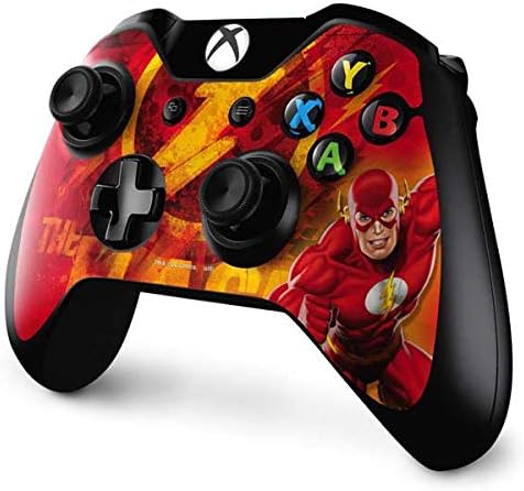 Игри кожа със стикер Skinit, съвместим с контролера на Xbox One - официално лицензирана от Warner Bros Ripped Flash Design