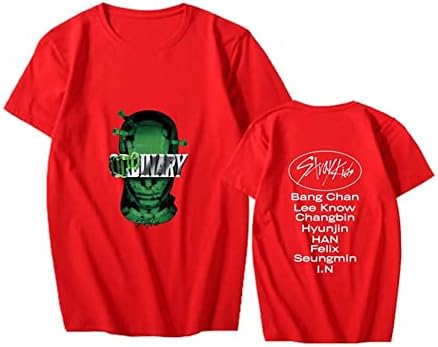 Тениска JUNG KOOK Kpop Бездомни Деца с Нов Албум Oddinary, Ежедневни Дамски тениска