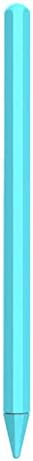 Подходящ за химикалки Penci 2-ро поколение, Капачка за върха, Силиконов Защитен ръкав, Прозрачен калъф за вашия телефон (Мятно-зелен, един