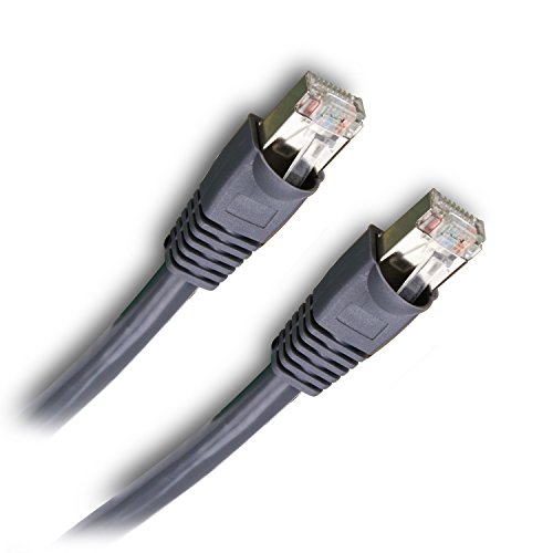 Външен Ethernet кабел Cat6 с твърдо екраниран дължина 280 фута, Водоустойчив, Заглубляемый, устойчиви на uv -Штекерный конектор
