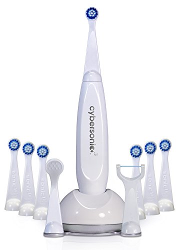 Електрическа четка за зъби Cybersonic3, Акумулаторна Електрическа четка за зъби с Пълен набор от продукти за грижа за зъбите, включително