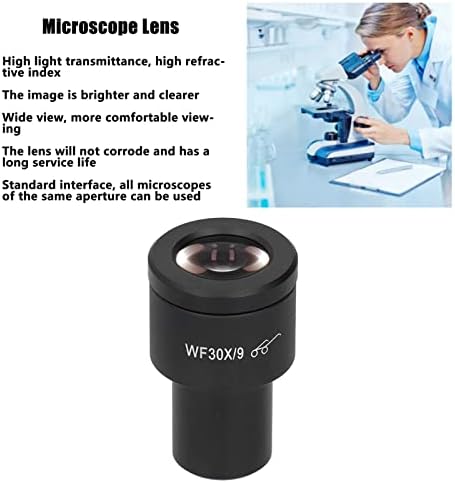 Оптично Окуляр микроскоп, 30-Кратно Адаптер за Широкоугольного на обектива на Микроскоп, Антирефлексно покритие, за да се увеличи и наблюдение