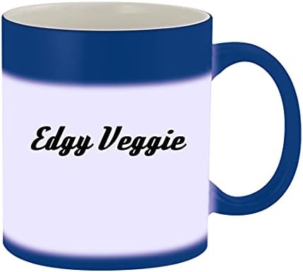 Подарък дрънкулки Изразителна Veggie - Магическа Чаша За промяна на цвета на 11 унции, Сини